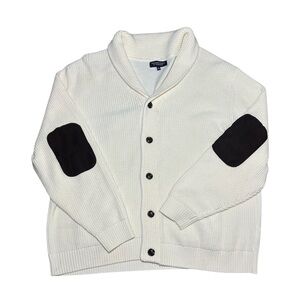 Roundtree & Yorke Men’s Knit Button Up Sweater Cardigan Size XXL 2XL
